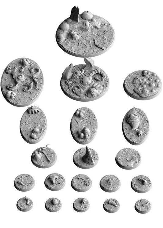 Alien World Scenic Bases for Sci-Fi Wargaming