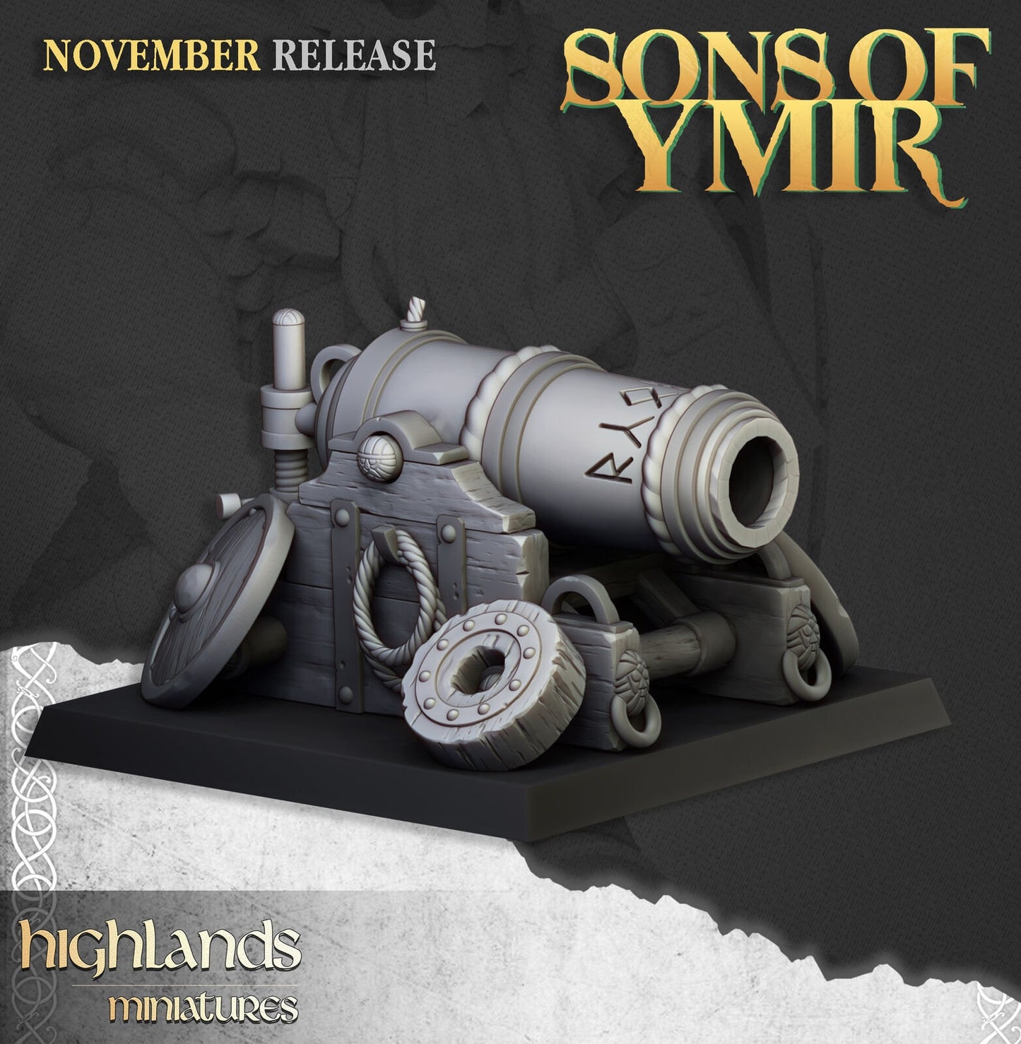 Dwarf Artillery Set | Sons of Ymir | Highland Miniatures
