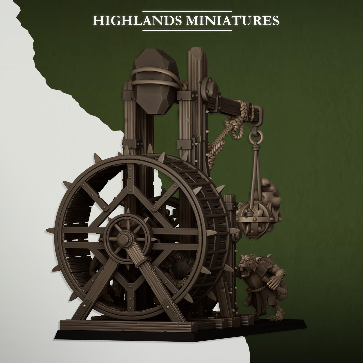 Sewer Rats Vermin Censer Thrower | Sewer Rats Army Collection | Highland Miniatures