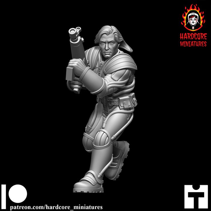 Nakatomi Gang & Gang Leader Hans | Hollywood Sci-Fi Heist Wargaming Miniatures | Hardcore Miniatures