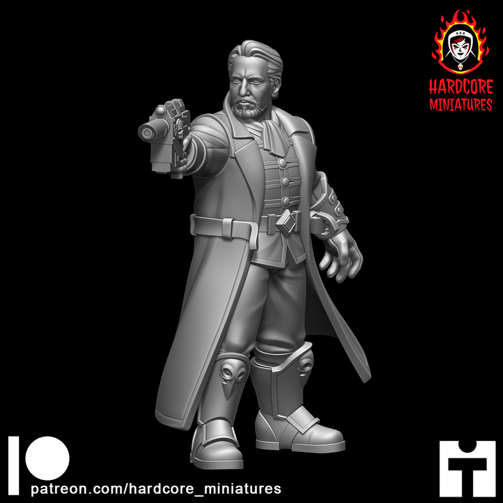 Nakatomi Gang & Gang Leader Hans | Hollywood Sci-Fi Heist Wargaming Miniatures | Hardcore Miniatures