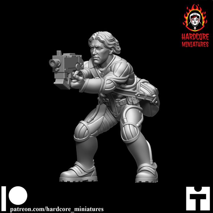 Nakatomi Gang & Gang Leader Hans | Hollywood Sci-Fi Heist Wargaming Miniatures | Hardcore Miniatures