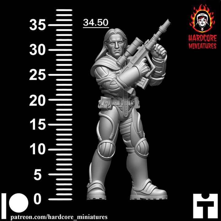 Nakatomi Gang & Gang Leader Hans | Hollywood Sci-Fi Heist Wargaming Miniatures | Hardcore Miniatures