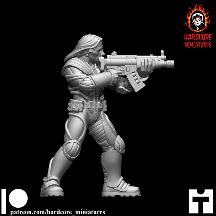 Nakatomi Gang & Gang Leader Hans | Hollywood Sci-Fi Heist Wargaming Miniatures | Hardcore Miniatures