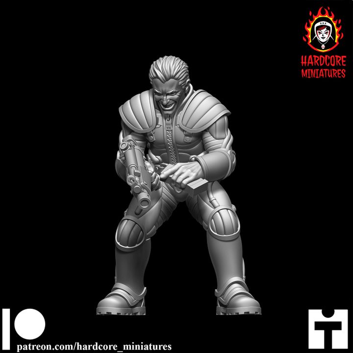 Nakatomi Gang & Gang Leader Hans | Hollywood Sci-Fi Heist Wargaming Miniatures | Hardcore Miniatures