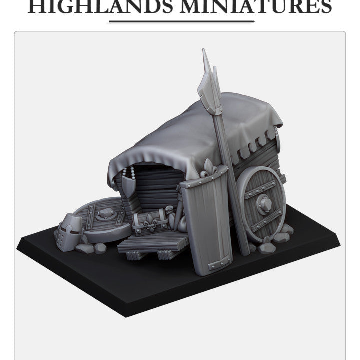 Gallia Scatter Terrain Set | Gallia Army Collection | Highland Miniatures