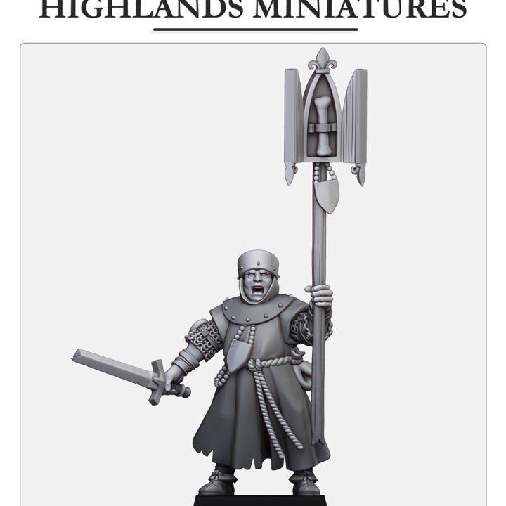 Cleric of Gallia | Gallia Army Collection | Highland Miniatures