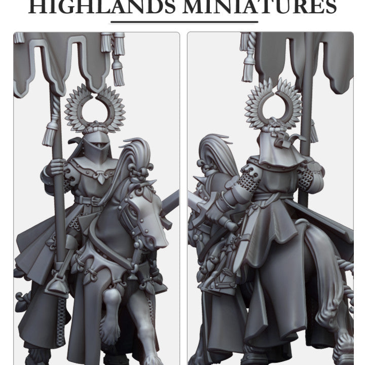 Gallia Battle Standard Bearer | Gallia Army Collection | Highland Miniatures
