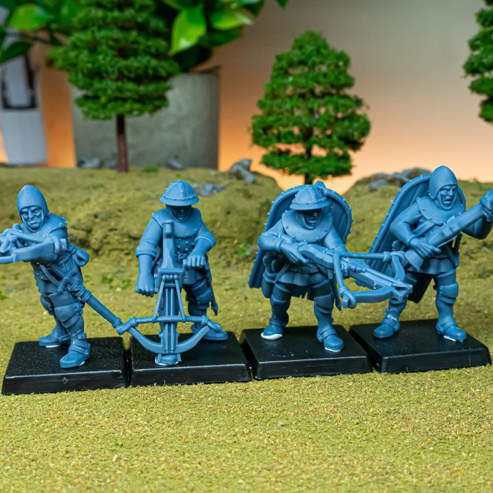 Gallia Infantry with Crossbows | Gallia Army Collection | Highland Miniatures