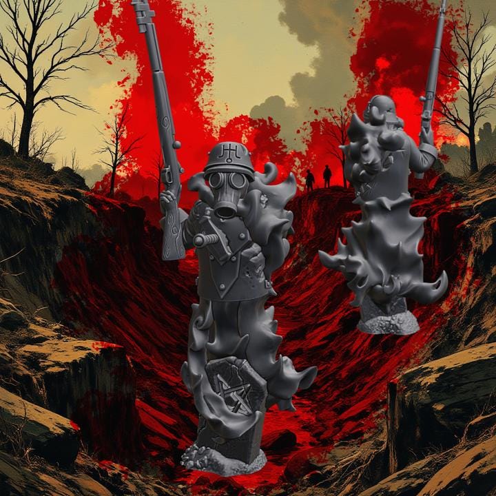 Trench Ghosts themed Warband