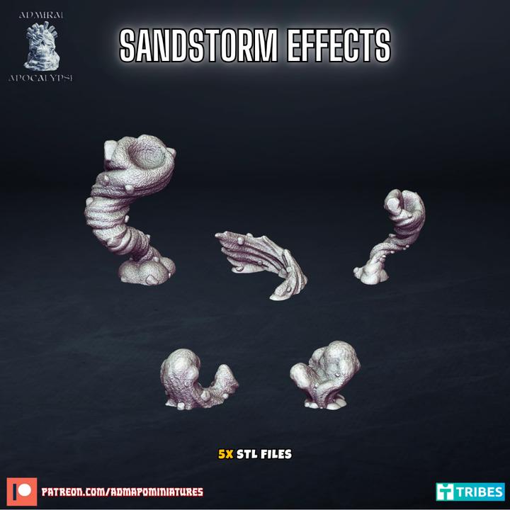 Machine Cult Robot Statues & Sandstorm Effects | Industrial Sci-Fi Scatter & Basing Bits | Admiral Apocalypse