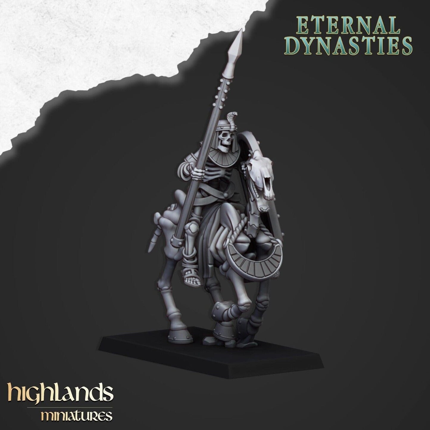 Eternal Dynasties Skeleton Cavalry with Spears