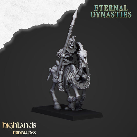 Eternal Dynasties Skeleton Cavalry with Spears