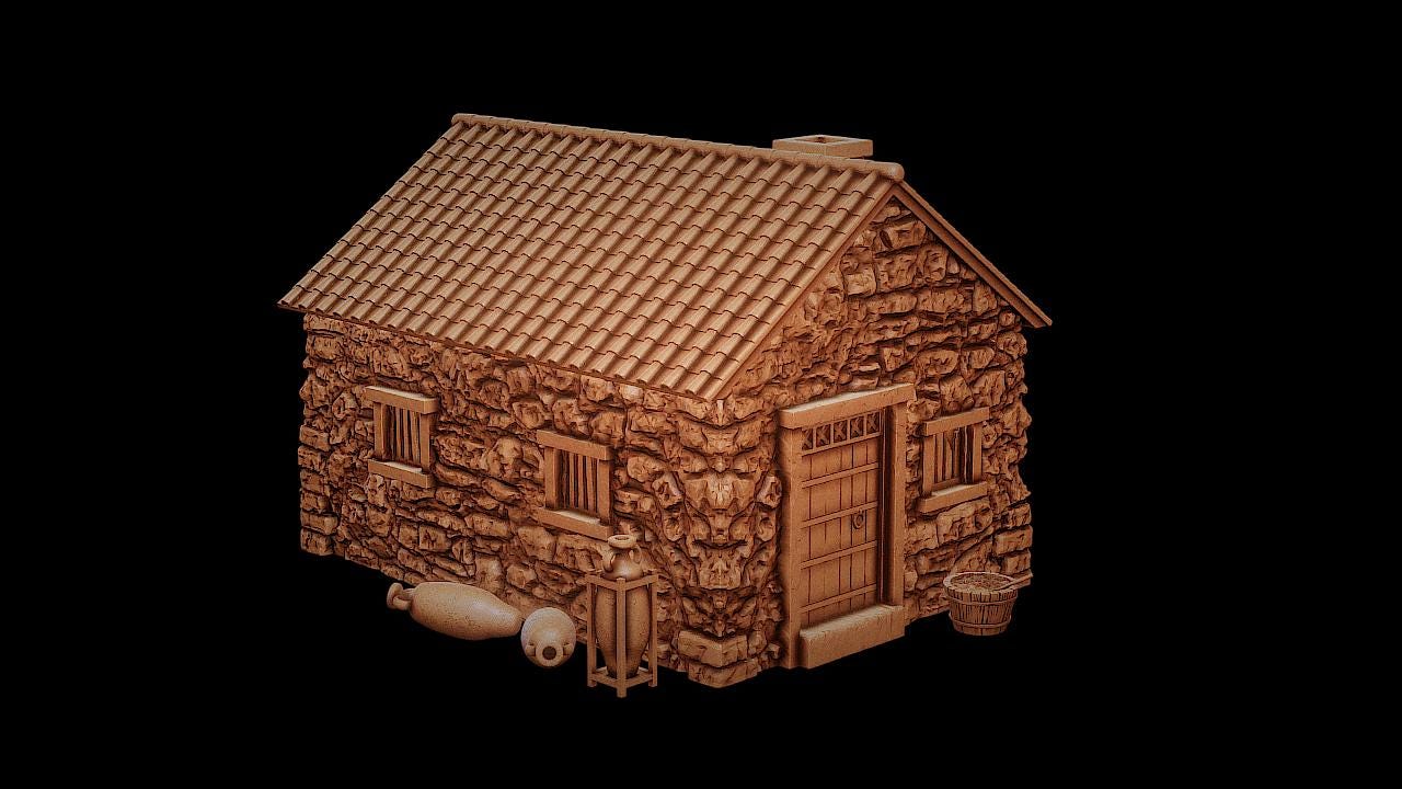 Byzantine Village Terrain Set | Historical Wargaming Scenery | MTG Terrain & Scenery