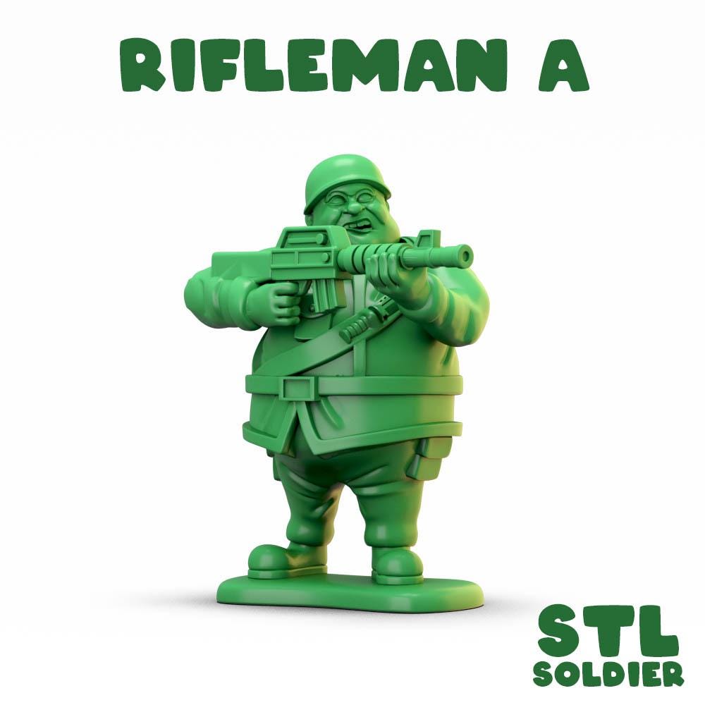 Wargaming Soldiers Easy Build Comic Alternatives FAT Army