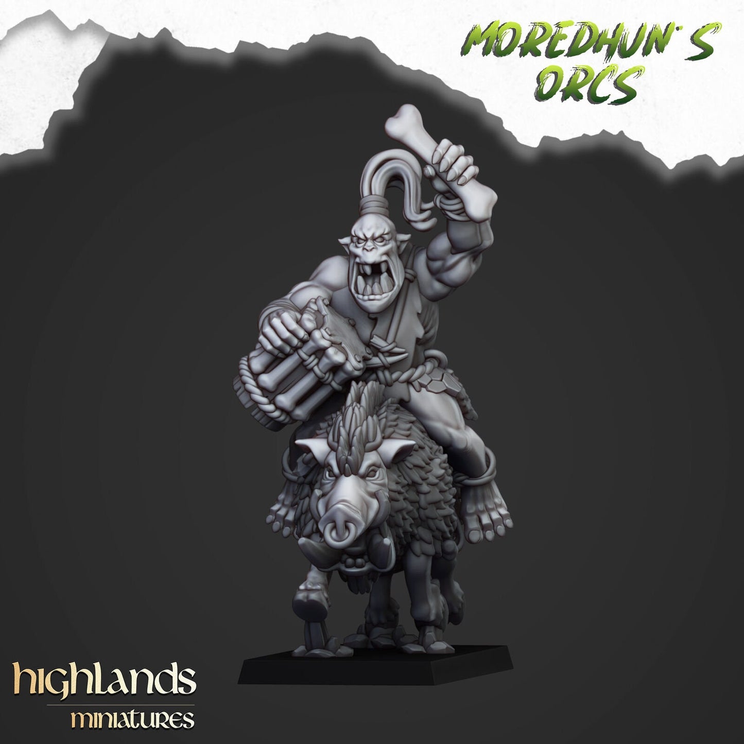 Moredhun's Cave Orc Boar Boys – Mounted Spear Cavalry