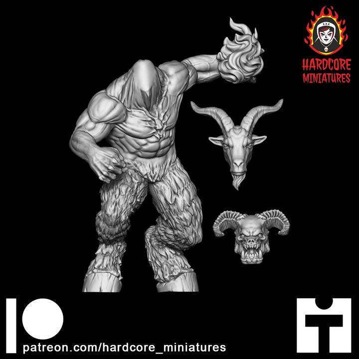 Hell Lord Space Demon | Alien Boss Creature Sci-Fi Wargaming Miniature | Hardcore Miniatures