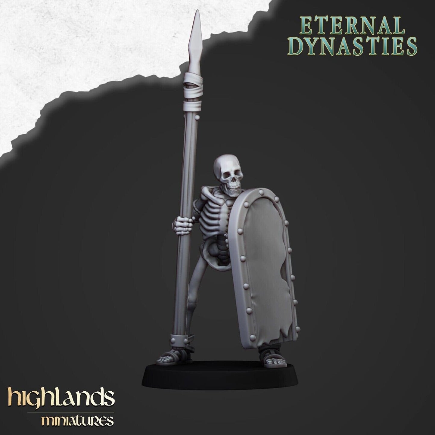 Eternal Dynasties Skeleton Warriors with Spears