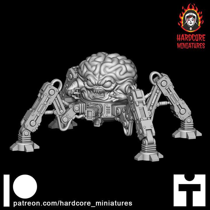 Arachno Brain Demon | Alien Horror Sci-Fi Wargaming Miniature | Hardcore Miniatures