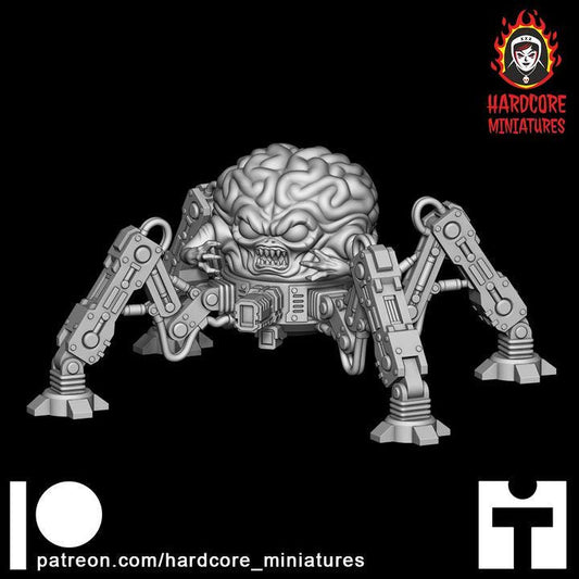 Arachno Brain Demon | Alien Horror Sci-Fi Wargaming Miniature | Hardcore Miniatures
