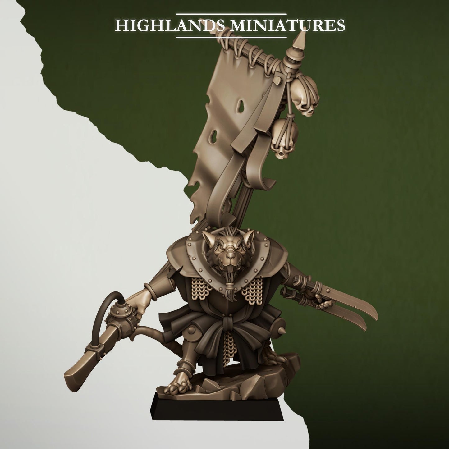 Sewer Rats Vermin Warlord | Sewer Rats Army Collection | Highland Miniatures