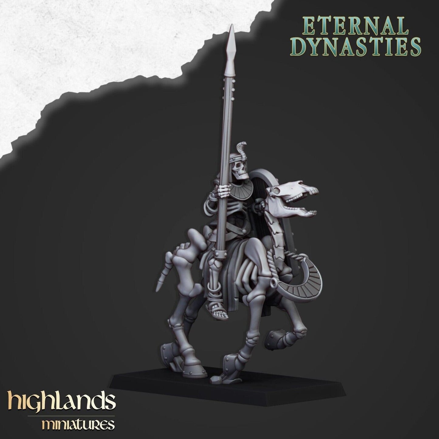Eternal Dynasties Skeleton Cavalry with Spears