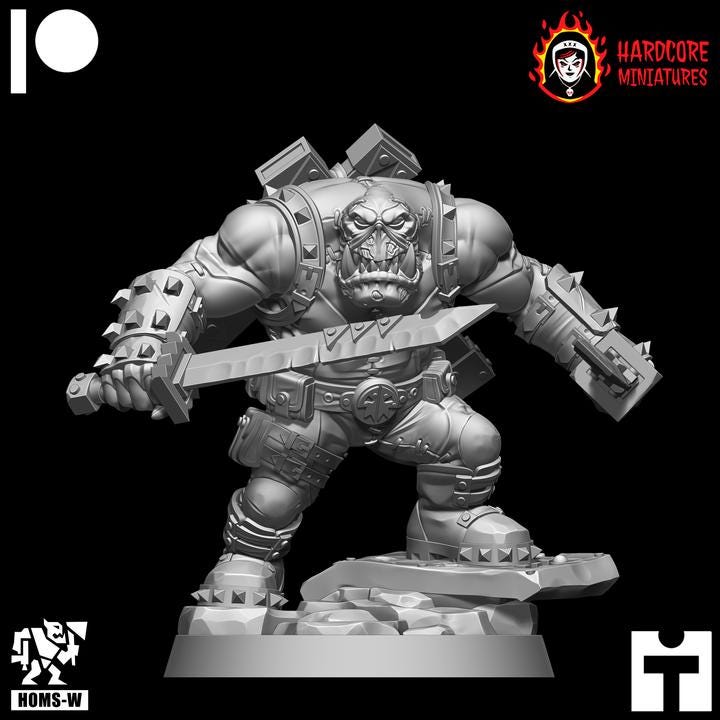 Space Ork Heroes | Legendary Sci-Fi Wargaming Miniatures | Hardcore Miniatures