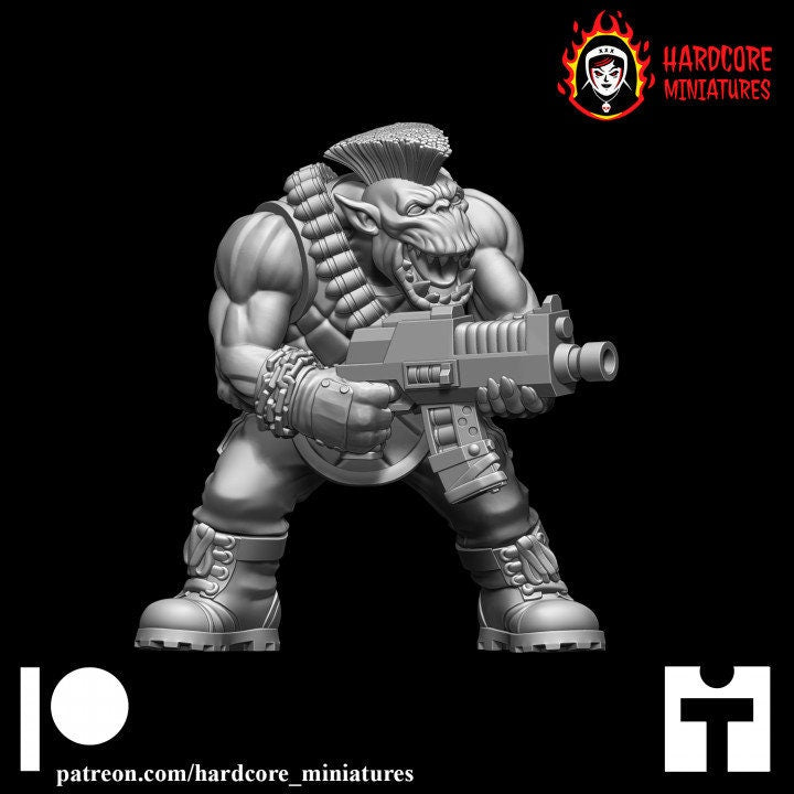 Modular Space Orks | Build-Your-Own Greenskin Warband | Hardcore Miniatures
