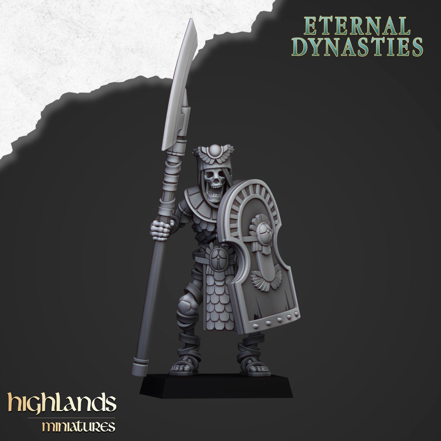Eternal Dynasties Ancient Guard Warriors with Halberds