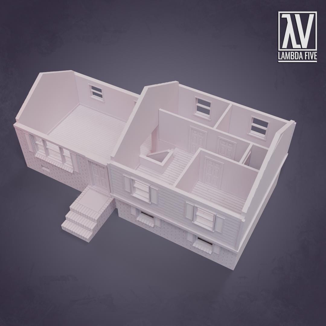 The Jacksons | North American Timber House Wargaming Terrain | MTG Terrain & Scenery