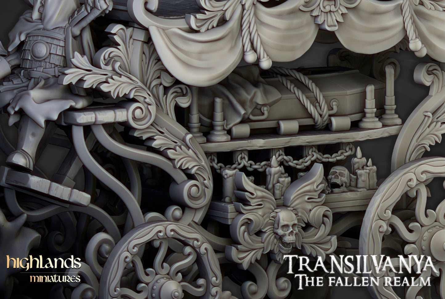 Transilvanya Spectral Coach | Transilvanya Army Collection | Highland Miniatures
