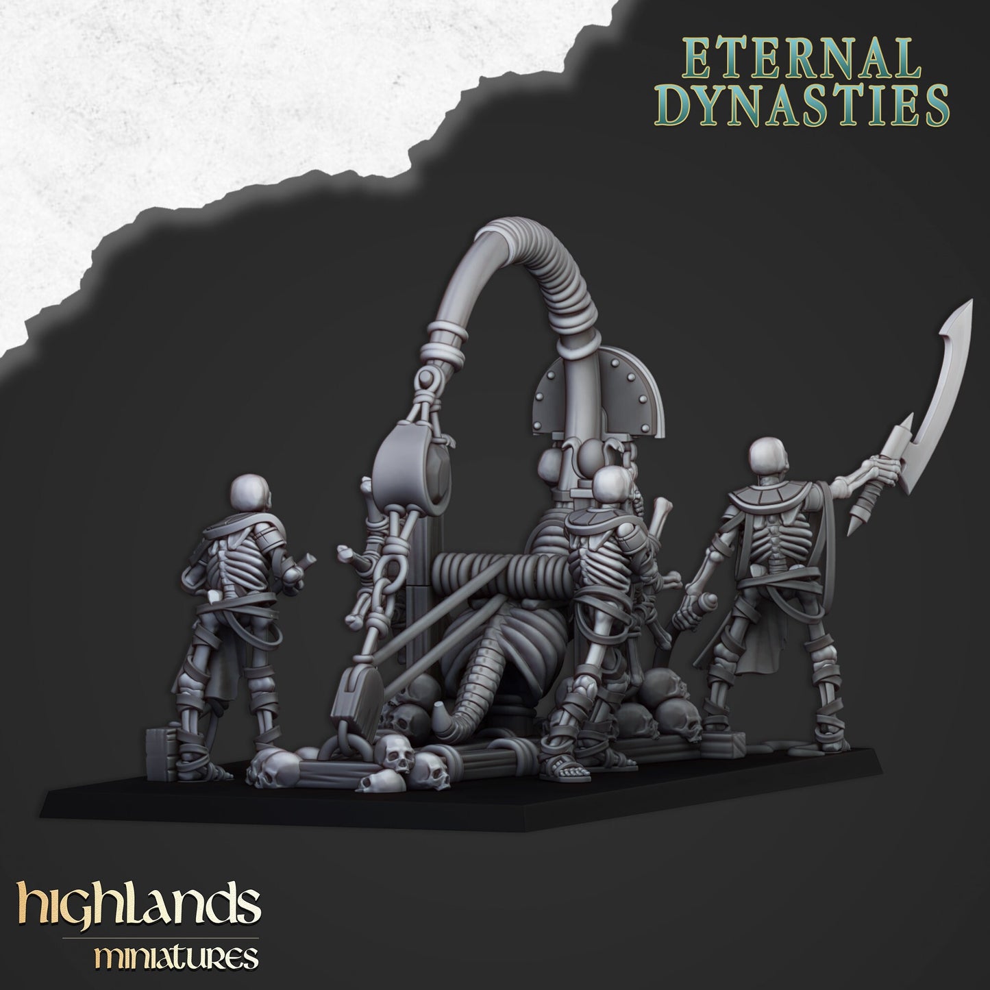Eternal Dynasties Ancient Skeleton Stone Thrower