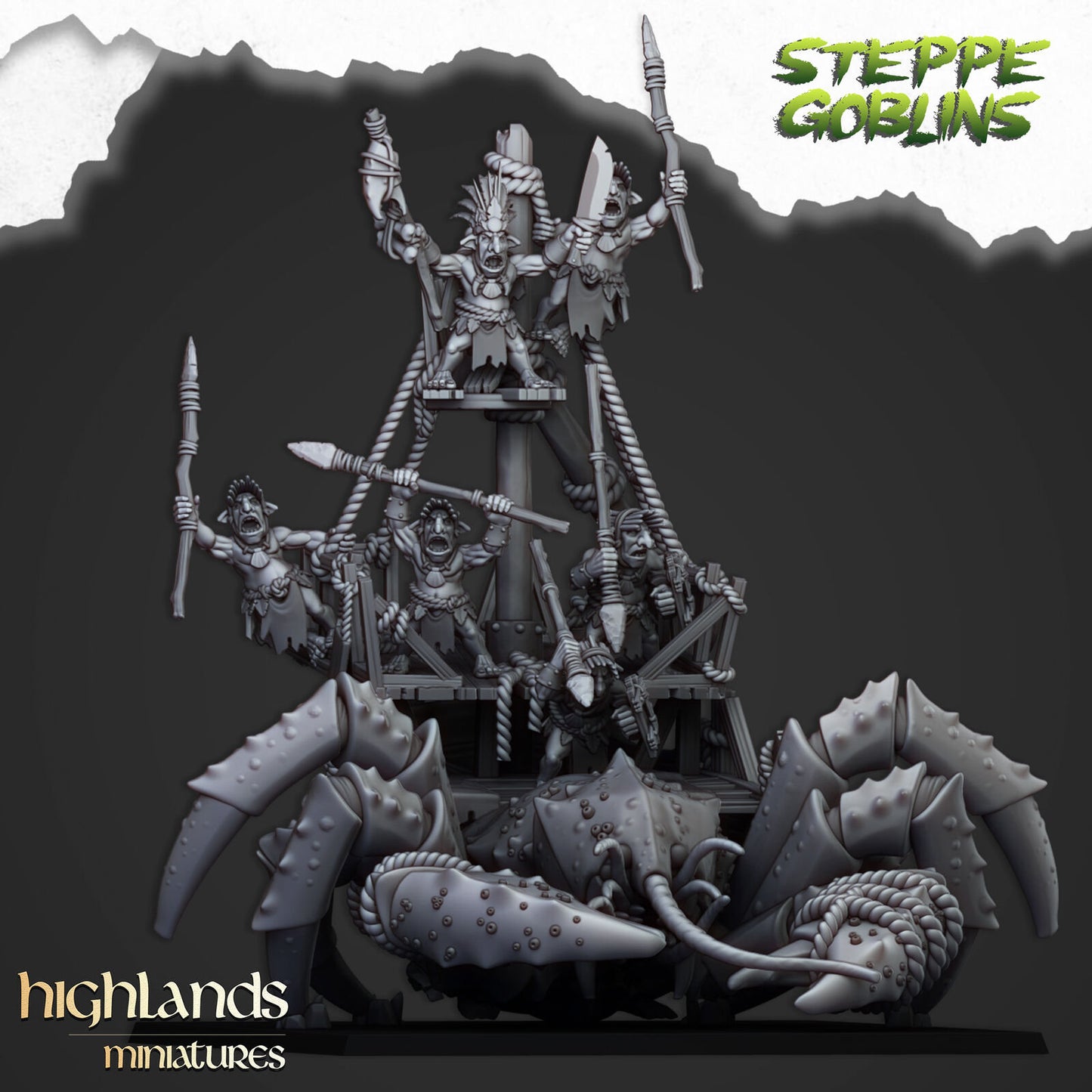 Coast Goblin Giant Crab – Monstrous War Beast with Crew