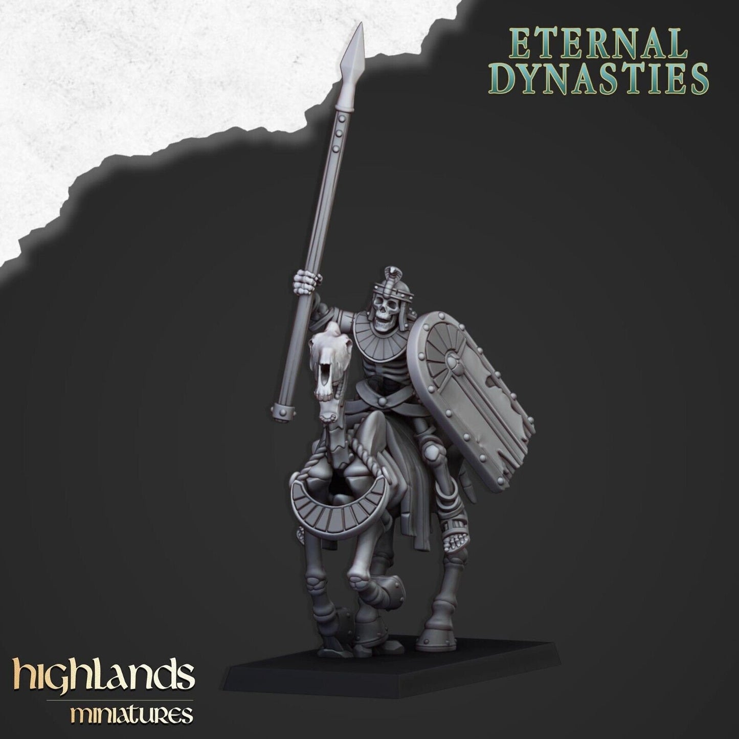 Eternal Dynasties Skeleton Cavalry with Spears