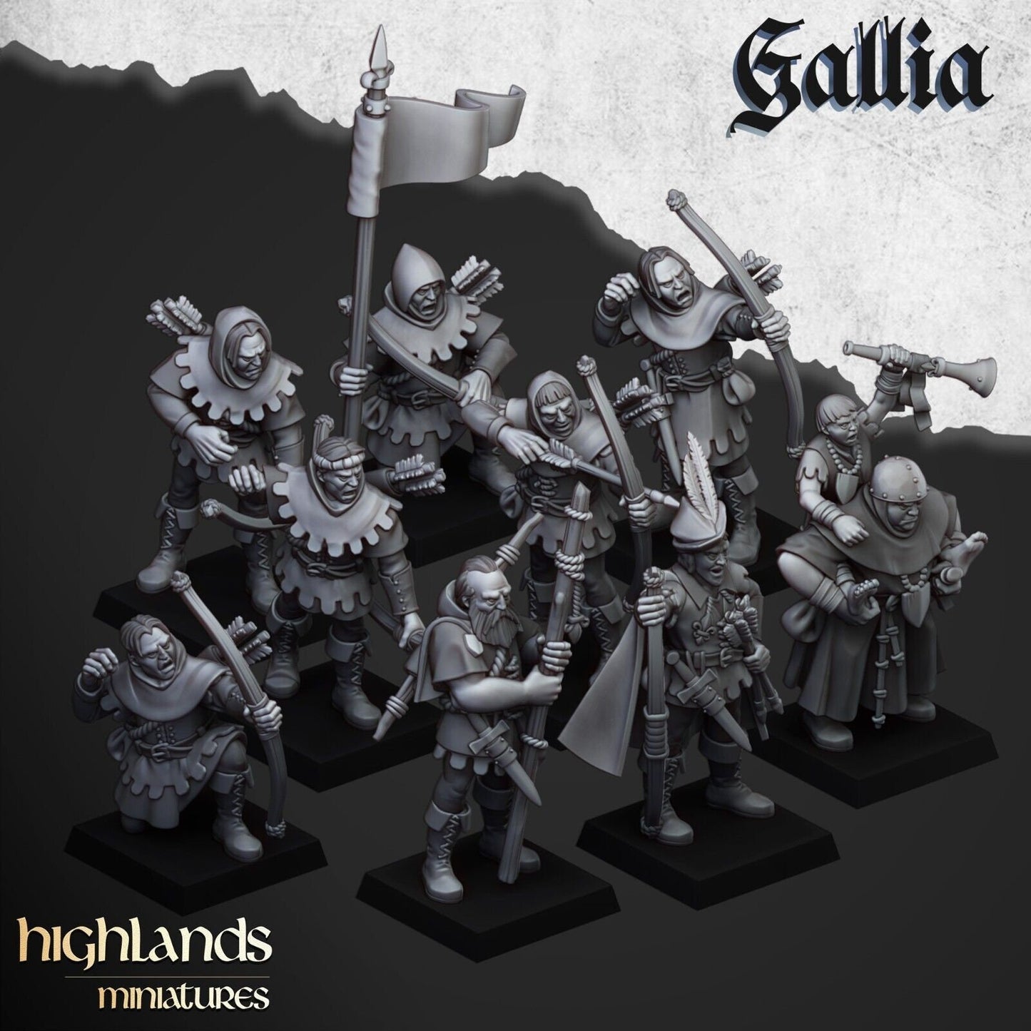Robin Hood & the Merry Men | Sherwood Collection | Highland Miniatures