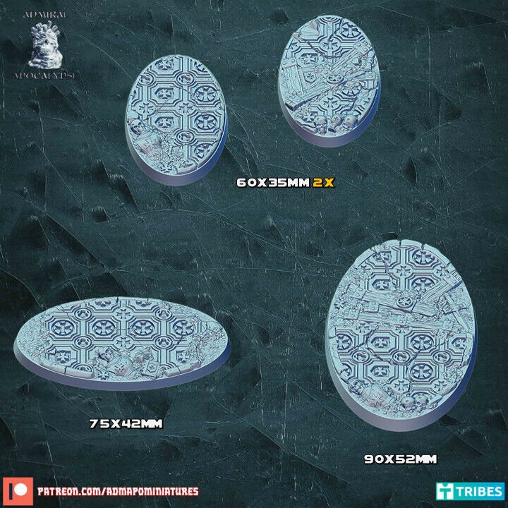 Crusader Scenic Bases | Holy War Fantasy Wargaming Bases | Admiral Apocalypse