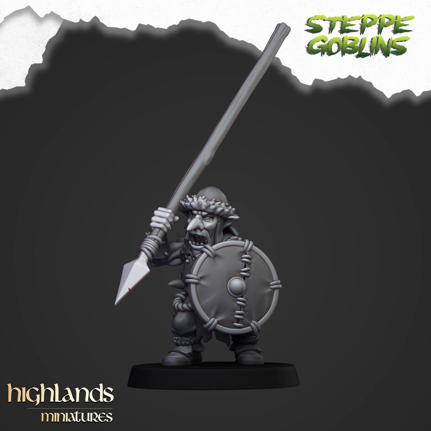 Steppe Goblin Spear Warriors – Orc & Goblin Regiment