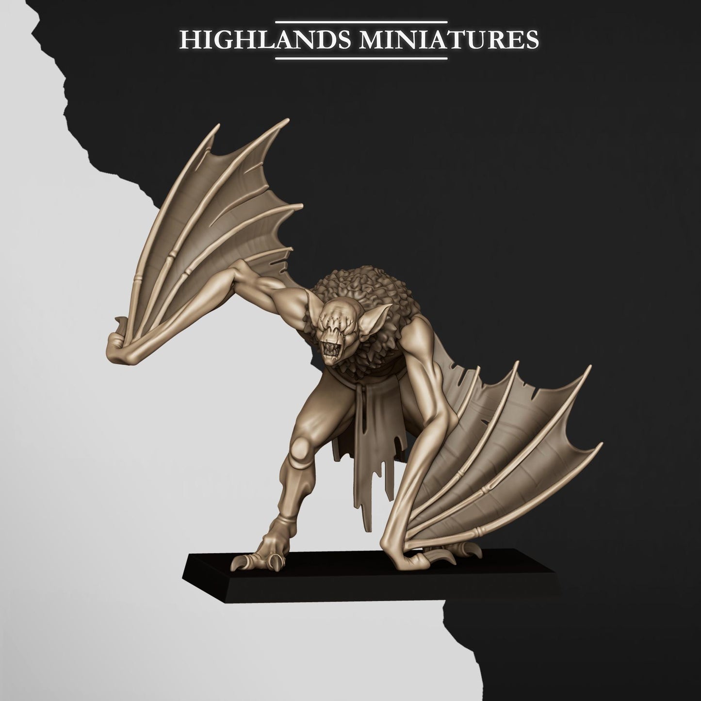 Undead Crypt Bats for Fantasy Wargaming