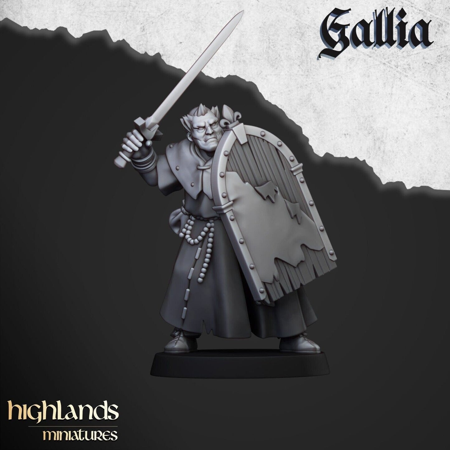 Reliquary with Pilgrims of Gallia | Gallia Army Collection | Highland Miniatures