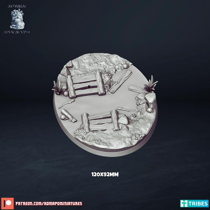 Voodoo Swamp Scenic Bases | Dark Fantasy Wargaming Bases | Admiral Apocalypse