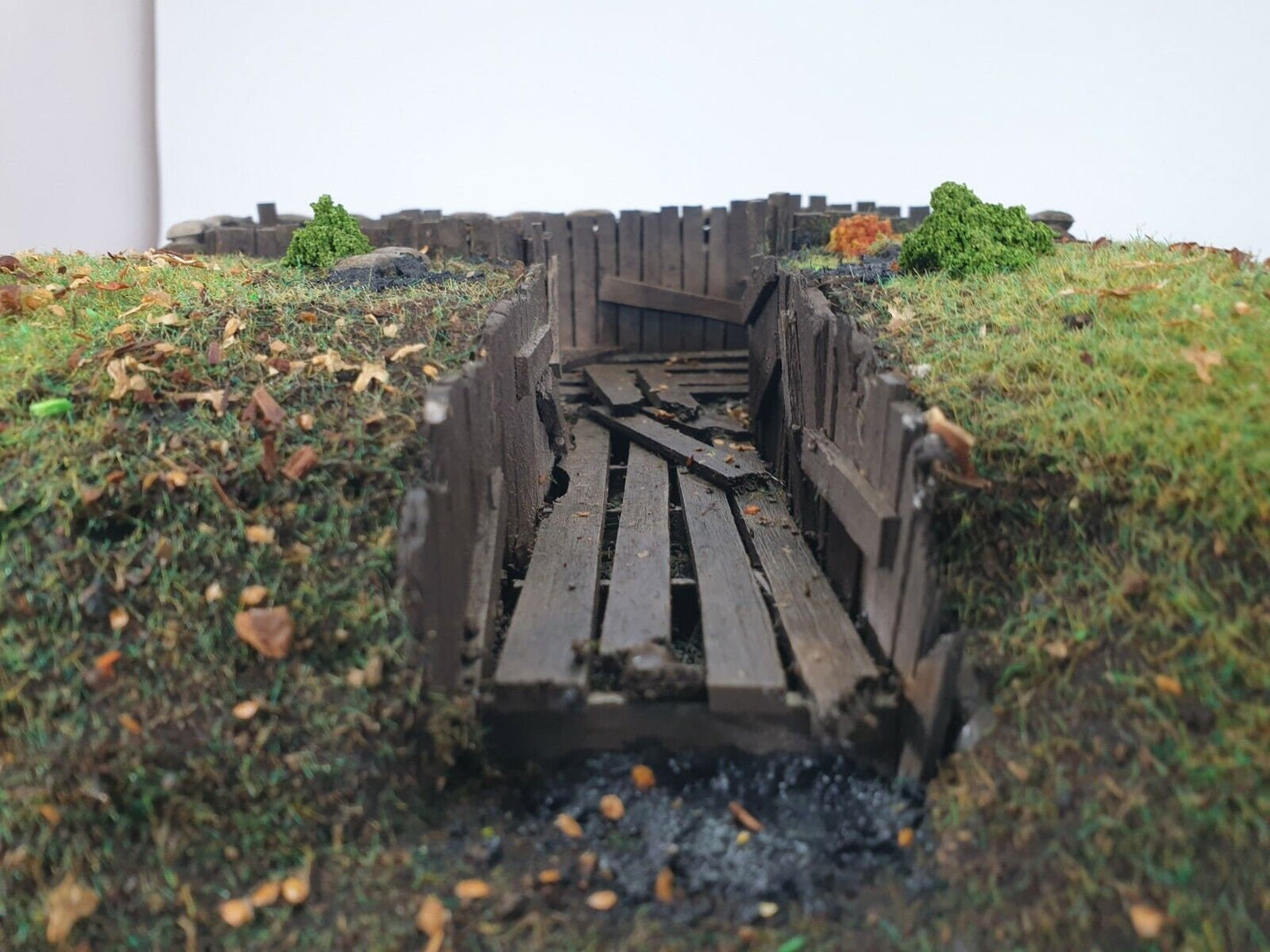 Hills with bunkers and trenches for WW2 Wargaming