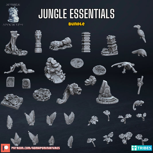 Jungle Scatter & Basing Bits | Alien Wilderness Sci-Fi Wargaming Bases | Admiral Apocalypse