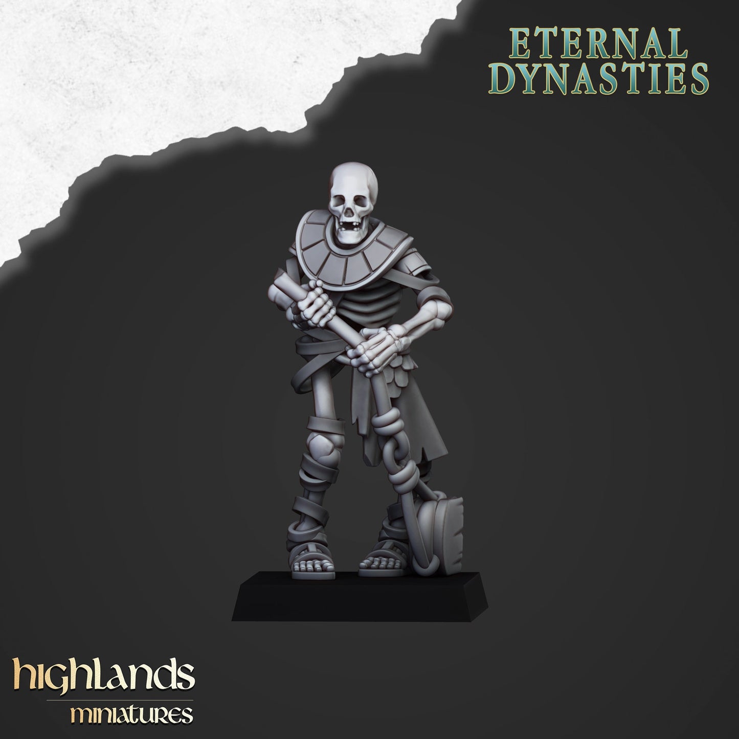 Eternal Dynasties Ancient Skeleton Stone Thrower