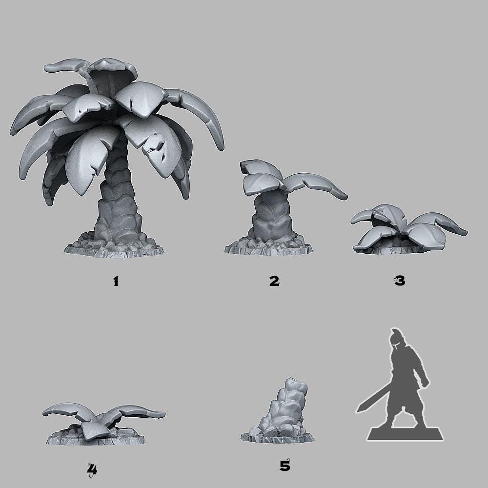 Jungle Palm Trees