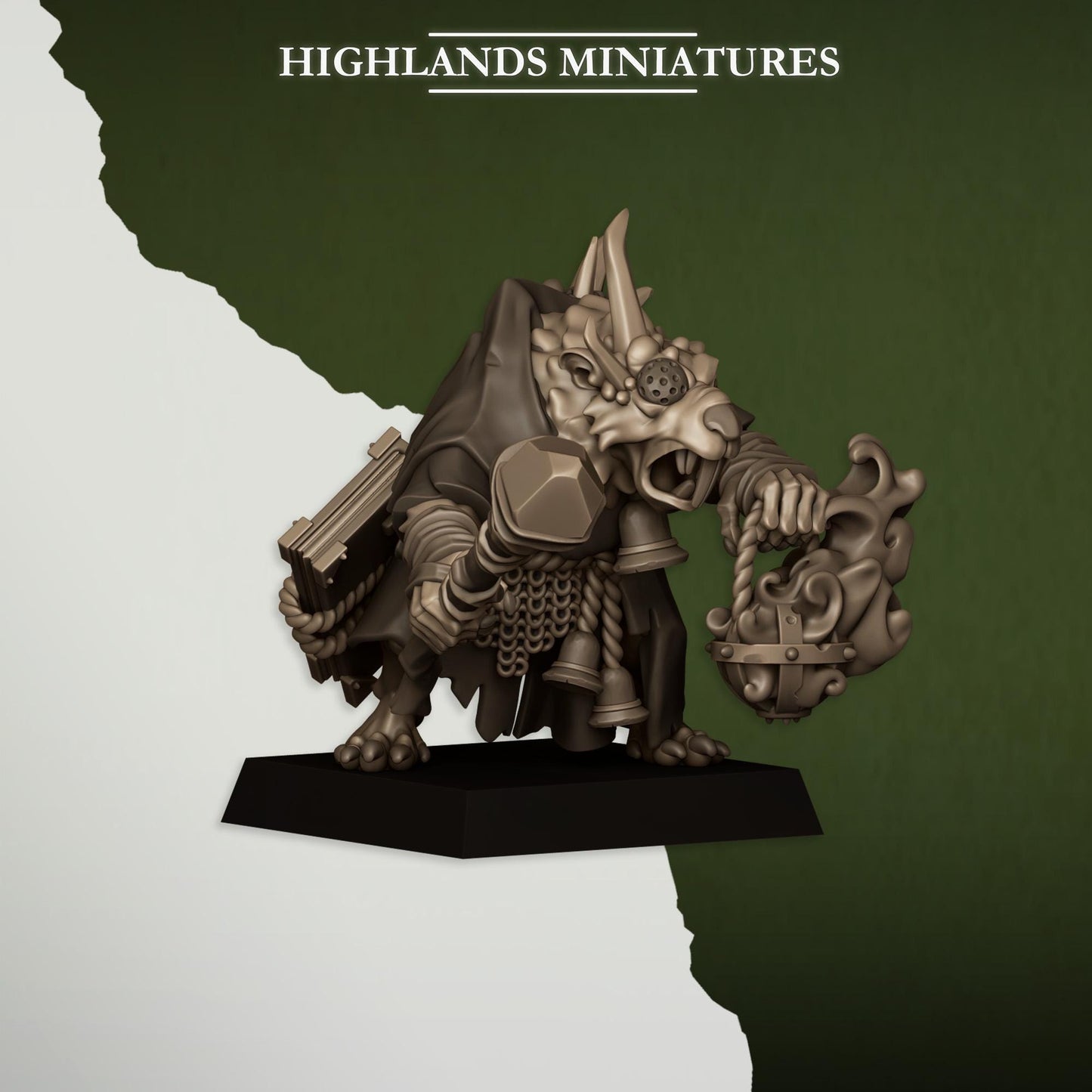 Sewer Rats Vermin Pastor | Sewer Rats Army Collection | Highland Miniatures