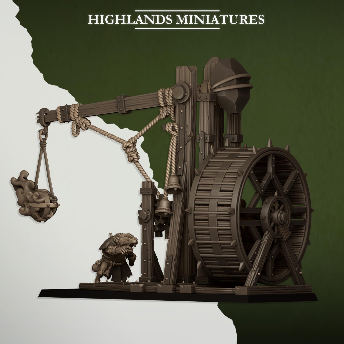 Sewer Rats Vermin Censer Thrower | Sewer Rats Army Collection | Highland Miniatures