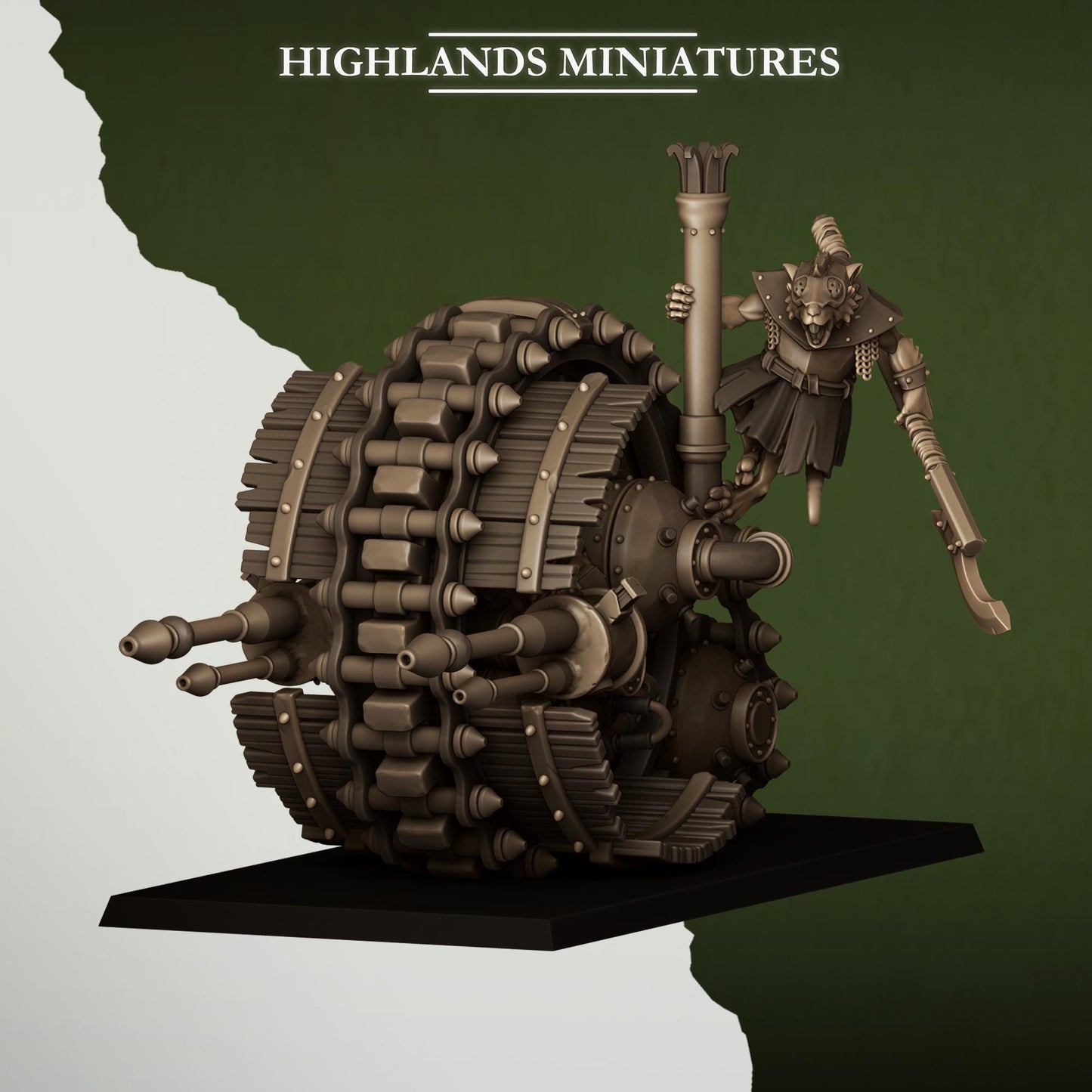 Sewer Rats Vermin Wheeled Engine | Sewer Rats Army Collection | Highland Miniatures