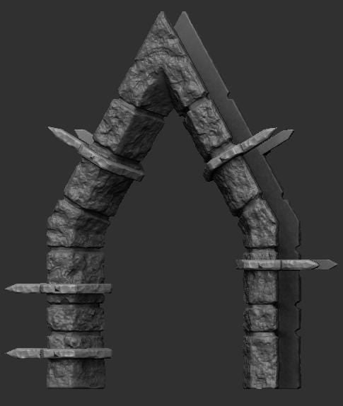 Slice & Slot Desolate Dungeons - Arches and Doors