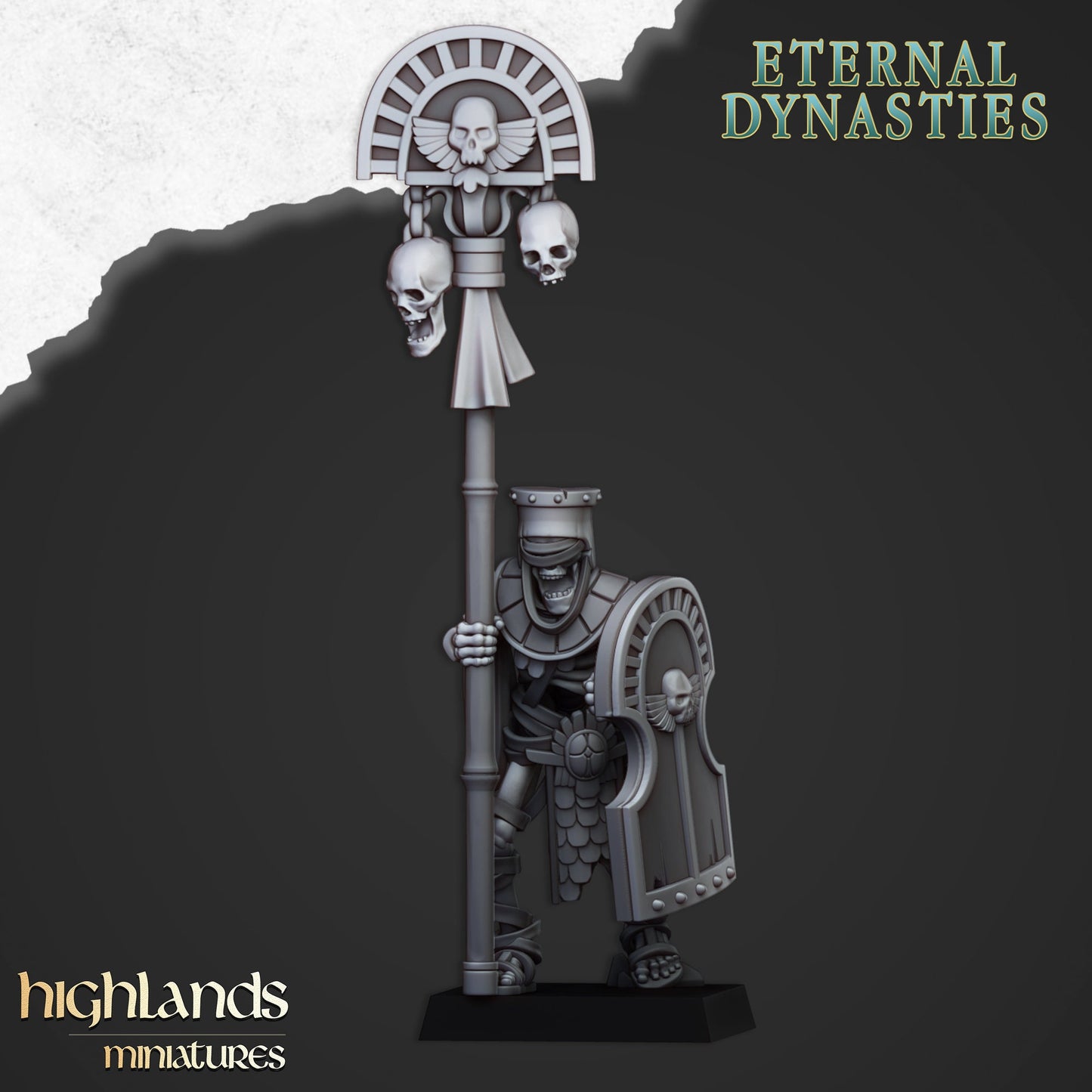 Eternal Dynasties Ancient Guard Warriors with Halberds