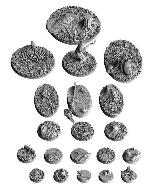 Dark Forest / Swamp Bases for Fantasy Wargaming
